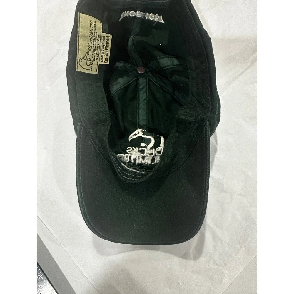 Ducks Unlimited Hat Mens Green Adjustable Baseball Cap Since 1937 Outdoor Cap